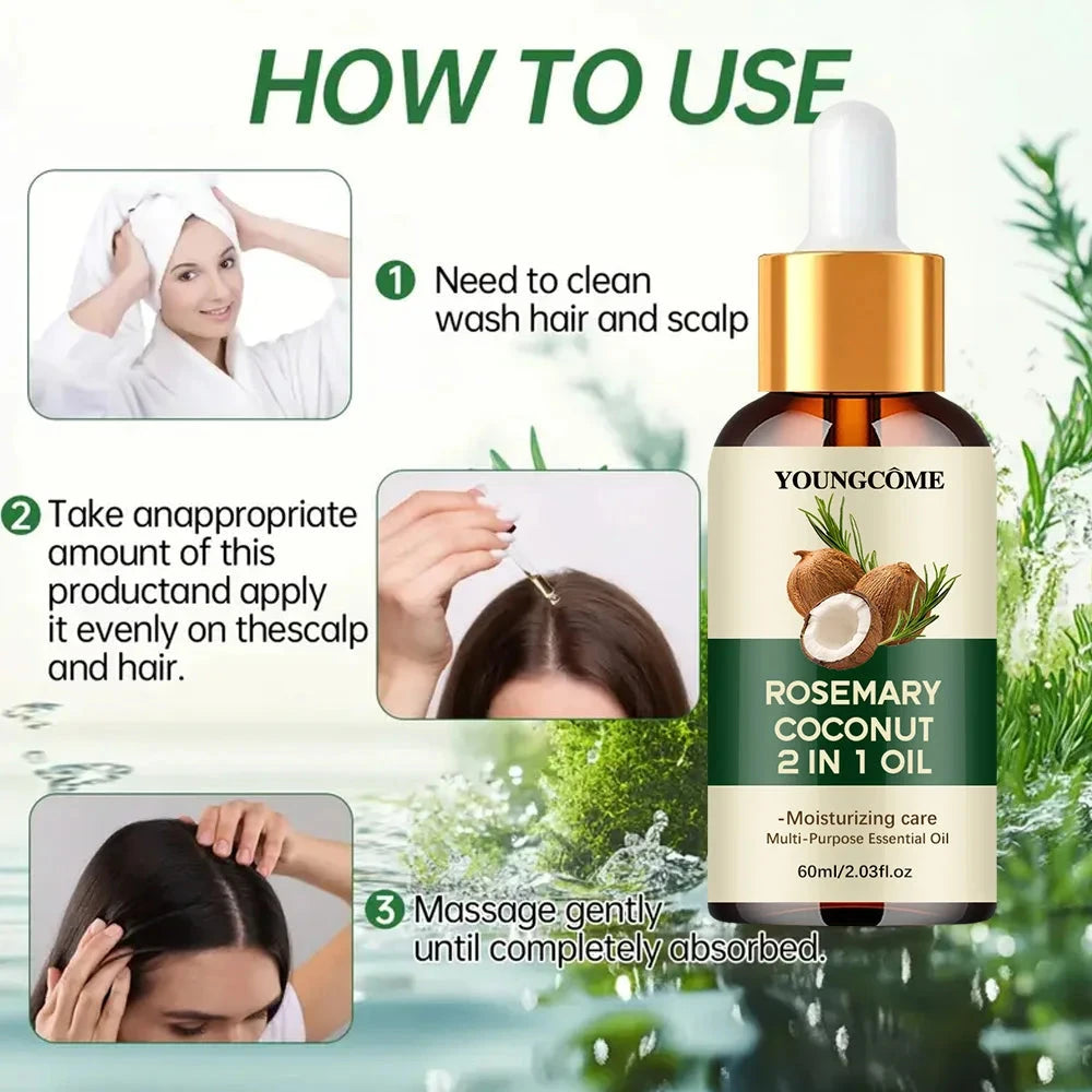 Rosemary Coconut Scalp and Hair Oil