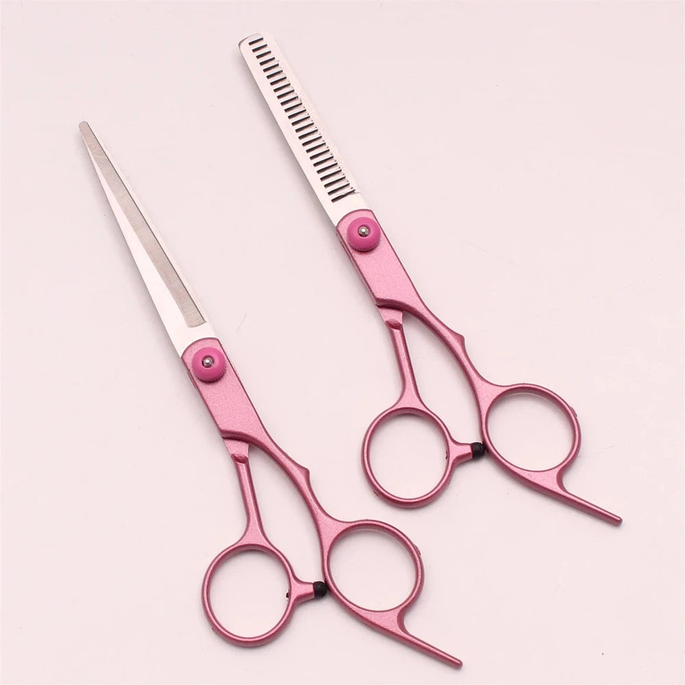 Miss Pink Theory Hair Cutting And Thinning Shears Set