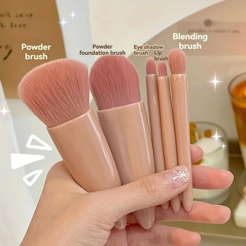 Foldable Travel Makeup Brush Kit